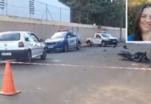 Motociclista morre após avançar no sinal de PARE e atingir carro em cruzamento em Araçatuba