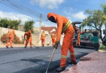 Programa Asfalto Novo segue na região central durante o fim de semana