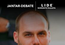 LIDE Noroeste Paulista promove encontro com o Eduardo Bolsonaro na próxima quinta-feira