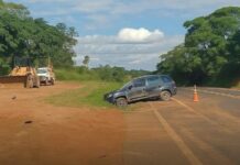 Mulher morre em acidente entre Nhandeara e Monções