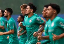 Palmeiras faz último treino antes de viagem ao Peru e pode ter Gómez em estreia na Libertadores