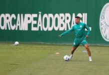 Paulinho treina com grupo antes de viagem; Veiga avança em recuperação