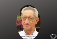 Falece Joaquim Martins de Oliveira, aos 90 anos