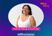 Ping pong: Professora da Unifev compartilha trajetória como pesquisadora
