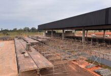 Votu International Rodeo: montagem de megaestrutura mobiliza cerca de 300 profissionais