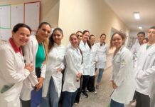 Alunos do 1º ano de Nutrição da Unifev realizam visita técnica à Santa Casa de Votuporanga