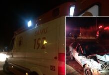 Acidente deixa três pessoas feridas em vicinal de Votuporanga