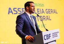 Candidato único, Samir Xaud é eleito presidente da CBF