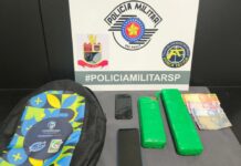 Polícia Militar prende dupla por tráfico de drogas em Votuporanga