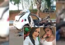 Duas mulheres em carro morrem em acidente com caminhão em Jales