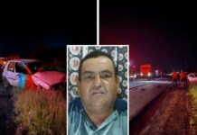 Homem morre após bater carro e ser arremessado para fora do veículo