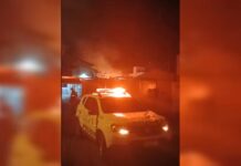 Incêndio atinge lavanderia em Santa Fé do Sul