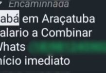 Jovem é abusada após ser atraída por falso anúncio de contratação de babá em Araçatuba