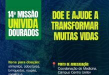 Medicina Unifev arrecada donativos para a 14ª Missão Univida