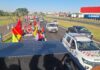 Marcha do Acampamento Vale do Amanhecer termina na Rodovia Euclides da Cunha