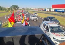 Marcha do Acampamento Vale do Amanhecer termina na Rodovia Euclides da Cunha