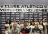 Atletas do futebol feminino de Votuporanga visitam a Arena Plínio Marin