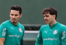 Palmeiras avalia mudanças contra Botafogo, e Mauricio pode ganhar vaga de Veiga após se destacar