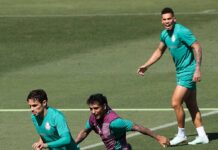 Palmeiras faz último treino antes de enfrentar o Al Ahly pela Copa do Mundo de Clubes