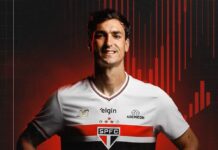 São Paulo anuncia a contratação do atacante Juan Dinenno