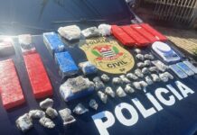 Mulher é presa com 10 tijolos de maconha em Mirassol