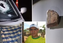 Peritos consideraram ‘incompatível’ versão de que pedra que matou motorista ao atravessar para-brisa foi arremessada por pneu de caminhão, diz polícia