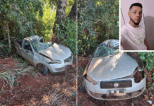 Jovem morre em acidente na vicinal entre Cosmorama e Américo de Campos