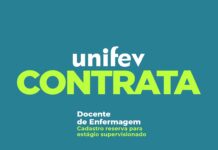Unifev contrata docente de Enfermagem