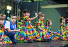 Festa junina do Colégio Unifev reúne centenas de pessoas na Cidade Universitária