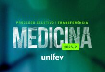 Unifev abre processo seletivo de transferência para o curso de Medicina com 10 vagas disponíveis