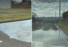 Vazamento de esgoto gera reclamação no Pacaembu