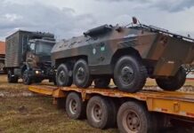 Votuporanga ganha veículo blindado do Exército Brasileiro