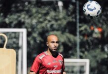 Lucas, do São Paulo, inicia transição com preparação física