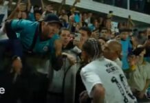 Torcedores do Santos protestam contra time, técnico e presidente após derrota para o Inter