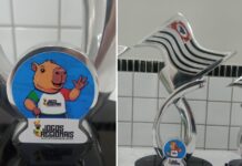 Poranga: mascote está nas medalhas, troféus e na torcida