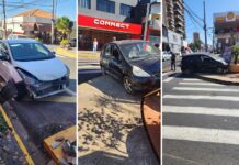 ‘Esquina da Pancada’ registra mais um acidente no centro de Votuporanga