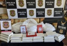 DISE estoura laboratório do tráfico e apreende 54kg de cocaína em Votuporanga