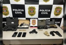 Polícia Civil prende homem por posse ilegal de armas de fogo em Cosmorama