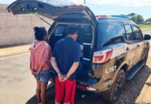 Polícia Civil de Rio Preto prende casal do tráfico na divisa com o MS