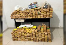 PM prende dupla com carro furtado, 220 tijolos de maconha e 9 de cocaína em Rio Preto