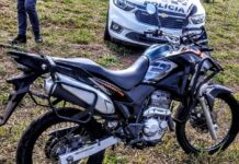 Polícia Militar de Votuporanga recupera motocicleta furtada em Fernandópolis