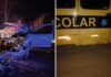 Escrivão e investigador da Polícia Civil ficam feridos em acidente entre viatura e ônibus escolar