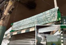 “Cabeça vazia, fralda cheia” e “fora, Abel”: torcedores do Palmeiras protestam com faixas após derrota