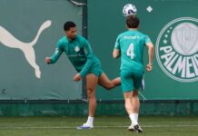Palmeiras inicia preparativos para Dérbi decisivo ainda sem Bruno Fuchs e Murilo