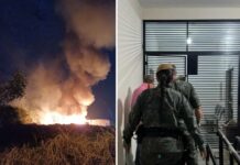 Homem é preso por atear fogo em resíduos e vegetação em Fernandópolis