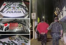 Polícia Ambiental usa drone e homem acaba preso por porte ilegal de arma de fogo e caça