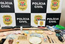 Homem é preso com drogas e armas em Fernandópolis