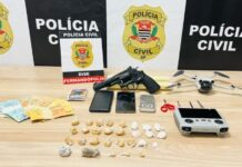 DISE de Fernandópolis prende casal que usava drone para monitorar ações da polícia