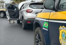 PRF flagra veículo clonado na BR-153 em Rio Preto