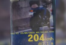 Motociclista é flagrado a mais de 200 km/h em rodovia com velocidade limite de 90 km/h em Birigui